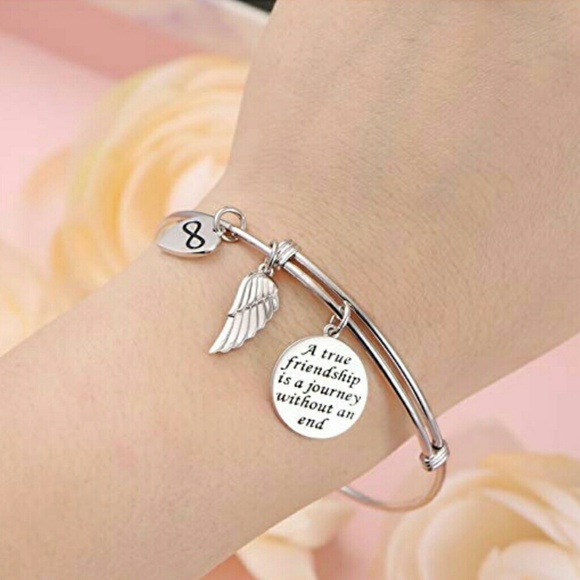 NEW Sterling True Friendship Charm Bracelet - Picture 8 of 8